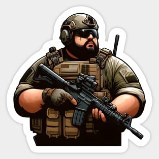 Tactical Fatman Sticker